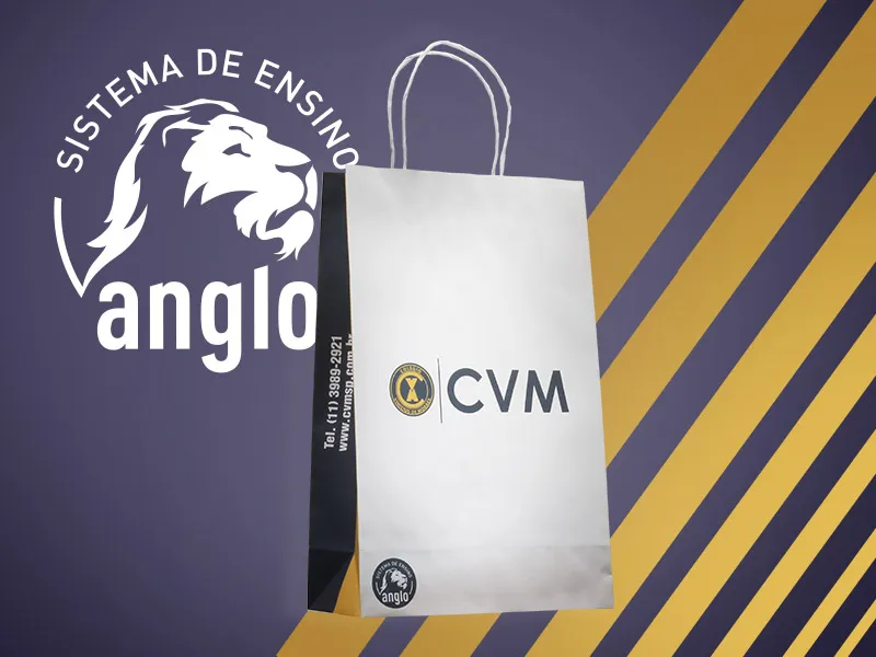 Foto de Sacolas de Papel Personalizadas Simples 2